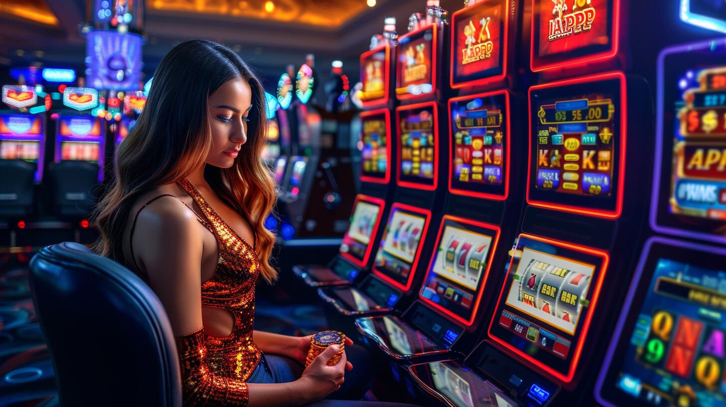 7win game lobby interface showing slots and live casino categories on mobile